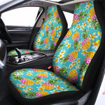 Aloha Summer Pineapple Pattern Print Universal Fit Car Seat Covers