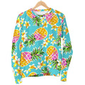 Aloha Summer Pineapple Pattern Print Women's Crewneck Sweatshirt