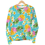 Aloha Summer Pineapple Pattern Print Women's Crewneck Sweatshirt GearFrost