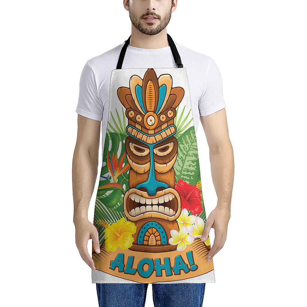 Aloha Tiki Print Apron