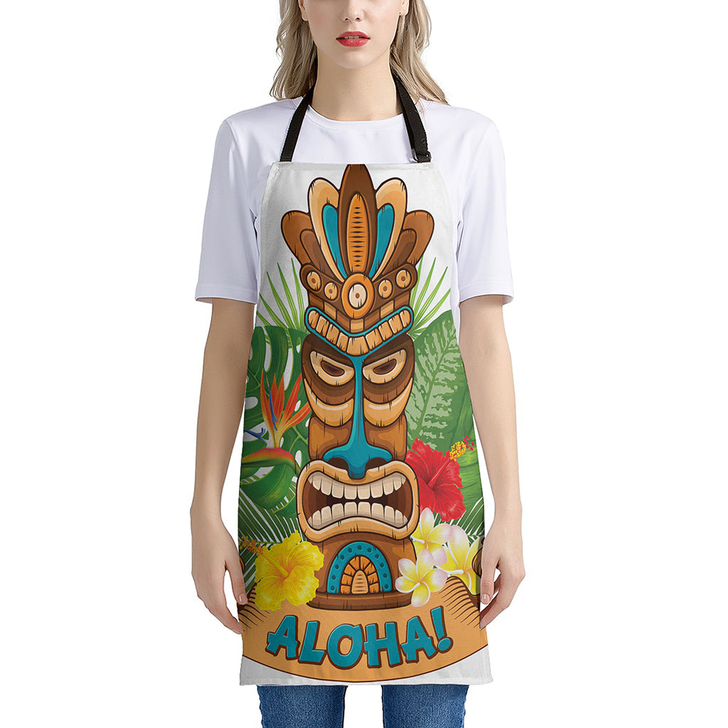 Aloha Tiki Print Apron