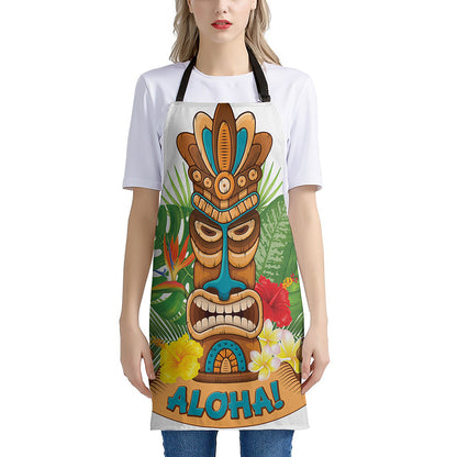 Aloha Tiki Print Apron