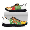 Aloha Tiki Print Black Running Shoes
