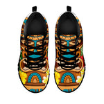 Aloha Tiki Print Black Sneakers