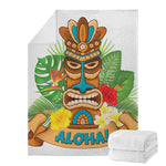 Aloha Tiki Print Blanket
