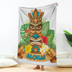 Aloha Tiki Print Blanket