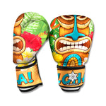 Aloha Tiki Print Boxing Gloves