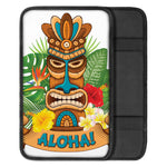Aloha Tiki Print Car Center Console Cover