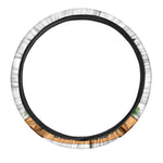 Aloha Tiki Print Car Steering Wheel Cover