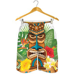 Aloha Tiki Print Men's Shorts