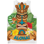 Aloha Tiki Print Men's Tank Top