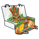 Aloha Tiki Print Pet Car Back Seat Cover