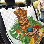 Aloha Tiki Print Pet Car Back Seat Cover