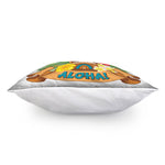 Aloha Tiki Print Pillow Cover