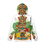 Aloha Tiki Print Pullover Hoodie