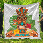 Aloha Tiki Print Quilt