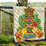 Aloha Tiki Print Quilt