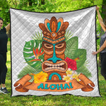 Aloha Tiki Print Quilt