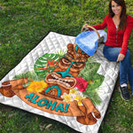 Aloha Tiki Print Quilt