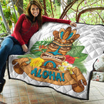 Aloha Tiki Print Quilt