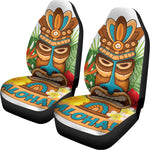 Aloha Tiki Print Universal Fit Car Seat Covers