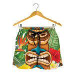 Aloha Tiki Print Women's Shorts