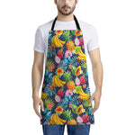 Aloha Tropical Fruits Pattern Print Apron