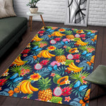 Aloha Tropical Fruits Pattern Print Area Rug GearFrost