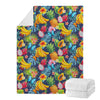 Aloha Tropical Fruits Pattern Print Blanket