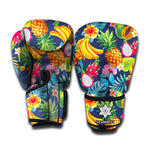Aloha Tropical Fruits Pattern Print Boxing Gloves