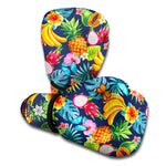 Aloha Tropical Fruits Pattern Print Boxing Gloves