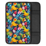 Aloha Tropical Fruits Pattern Print Car Center Console Cover