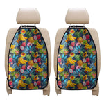 Aloha Tropical Fruits Pattern Print Car Seat Organizers