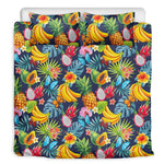 Aloha Tropical Fruits Pattern Print Duvet Cover Bedding Set