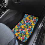 Aloha Tropical Fruits Pattern Print Front Car Floor Mats