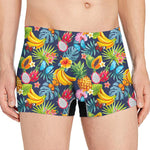 Aloha Tropical Fruits Pattern Print Men's Boxer Briefs