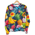 Aloha Tropical Fruits Pattern Print Men's Crewneck Sweatshirt