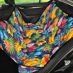 Aloha Tropical Fruits Pattern Print Pet Car Back Seat Cover