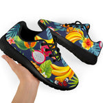 Aloha Tropical Fruits Pattern Print Sport Shoes GearFrost