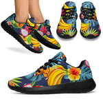 Aloha Tropical Fruits Pattern Print Sport Shoes GearFrost