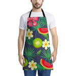 Aloha Tropical Watermelon Pattern Print Apron