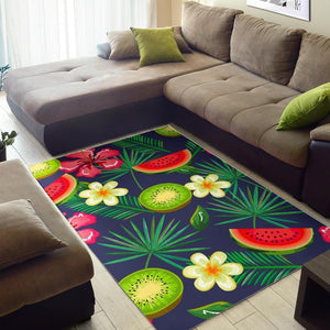 Aloha Tropical Watermelon Pattern Print Area Rug GearFrost
