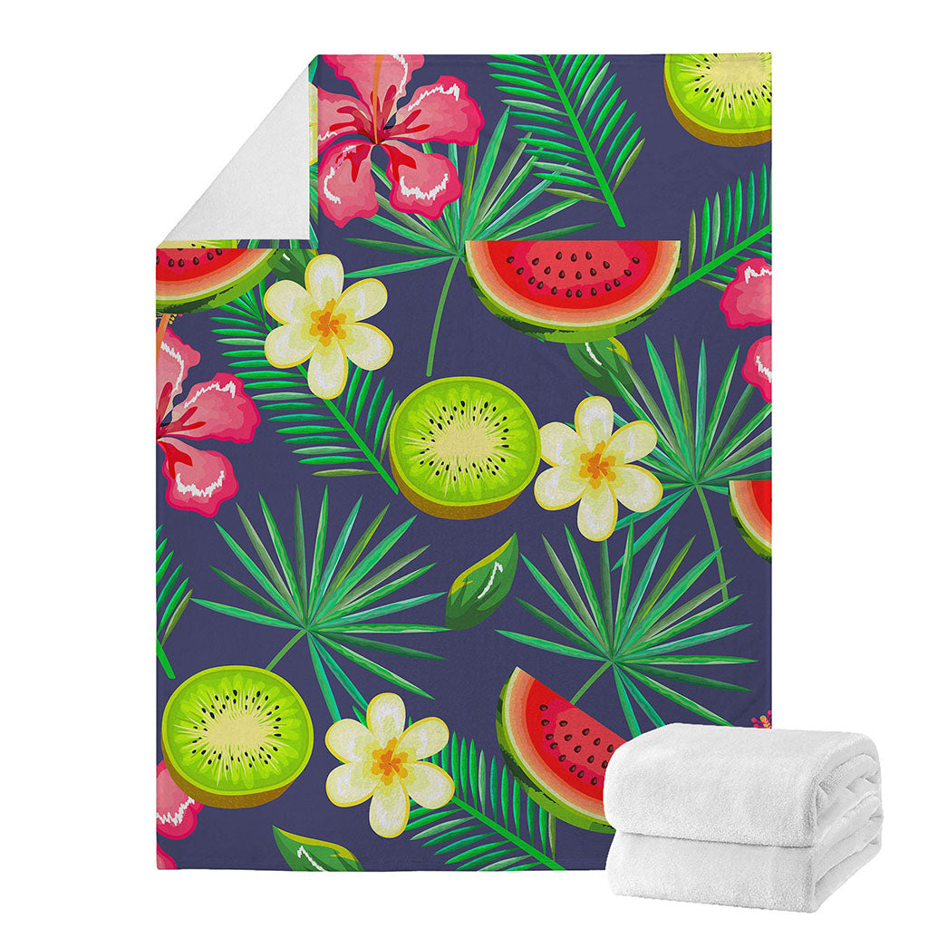 Aloha Tropical Watermelon Pattern Print Blanket
