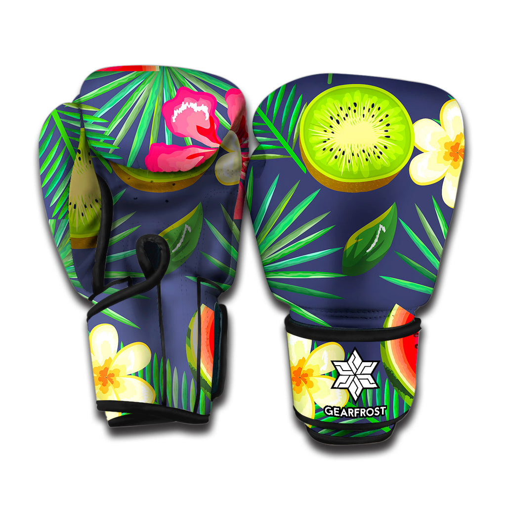 Aloha Tropical Watermelon Pattern Print Boxing Gloves