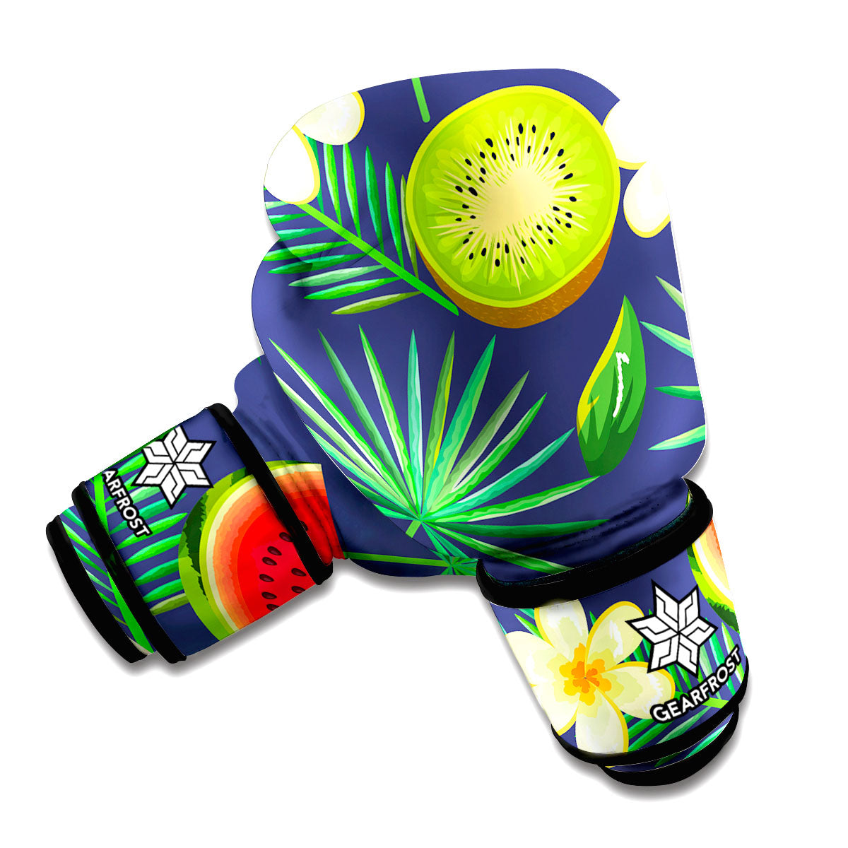 Aloha Tropical Watermelon Pattern Print Boxing Gloves