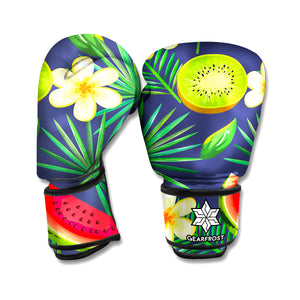 Aloha Tropical Watermelon Pattern Print Boxing Gloves