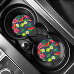 Aloha Tropical Watermelon Pattern Print Car Coasters