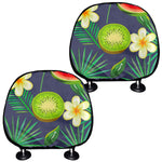 Aloha Tropical Watermelon Pattern Print Car Headrest Covers