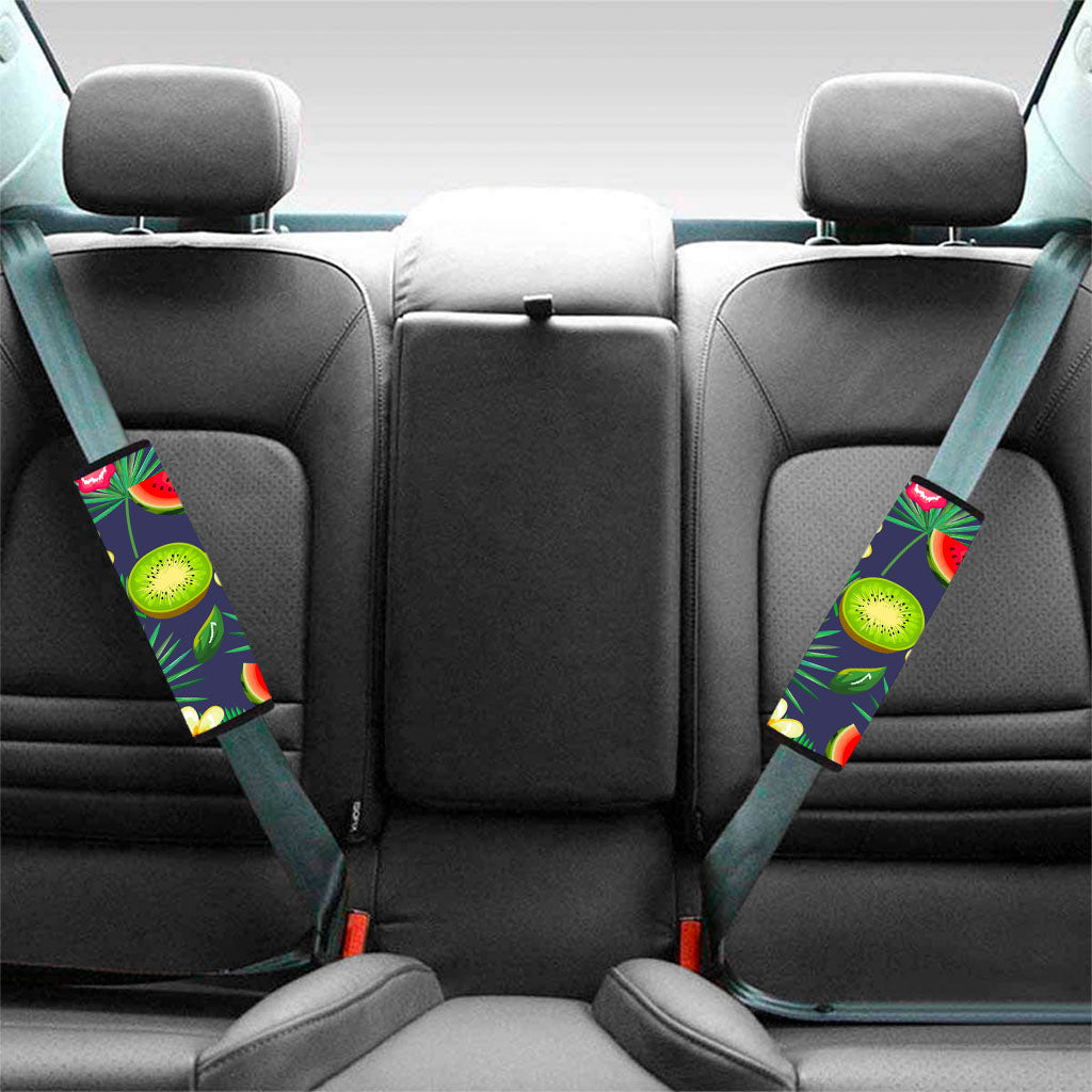 Aloha Tropical Watermelon Pattern Print Car Seat Belt Covers