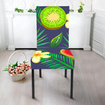 Aloha Tropical Watermelon Pattern Print Dining Chair Slipcover